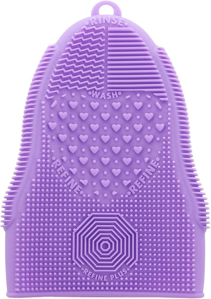 Makeup Brush Cleaner Glove Mat Mitt Silicone Cosmetic Cleaning Scrubber Tool Face Brushes and Eye... | Amazon (US)