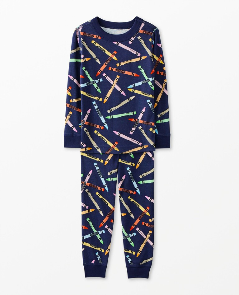 Crayola® Long John Pajama Set | Hanna Andersson