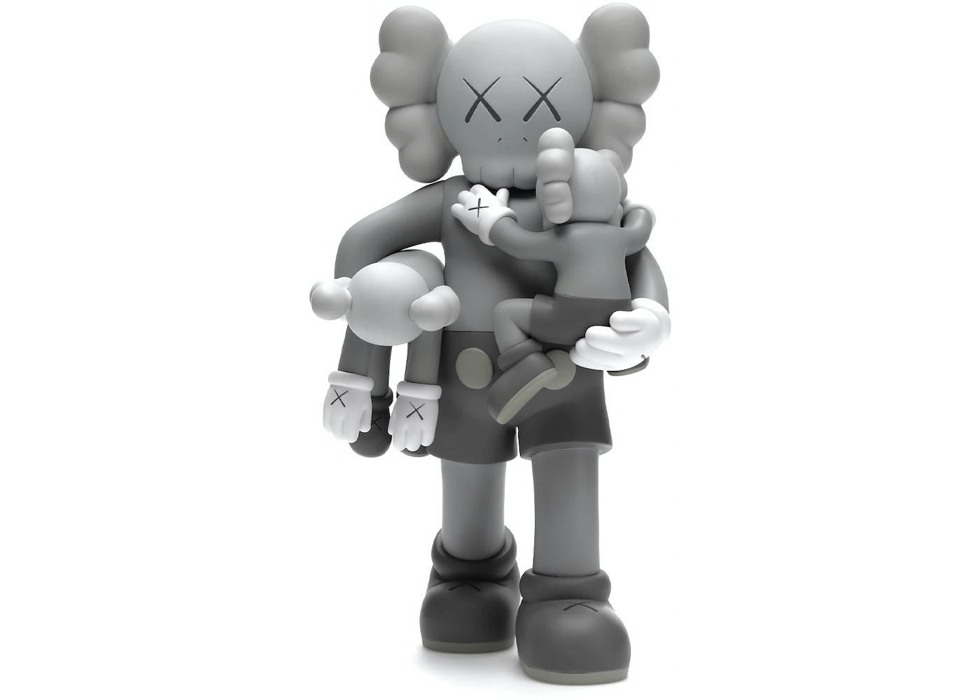 KAWS Clean Slate Vinyl Figure Grey | StockX