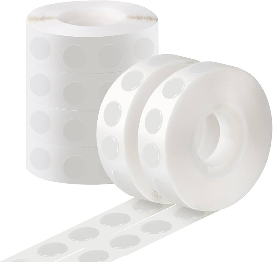 Phinus 3000 Pieces Glue Points, Balloon Tape, Sticky Dots, Double Sided Glue Points, Balloon Stic... | Amazon (US)
