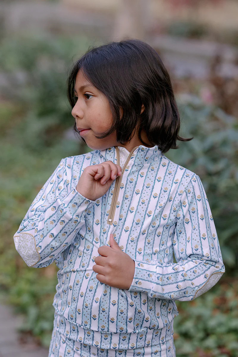 Kitt Set in Brigitta Stripe | Sun House Children's