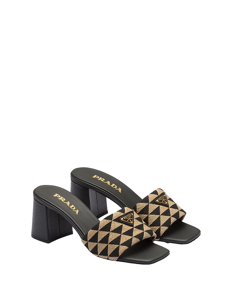 Prada Women's Embroidered Fabric Sandals | Bloomingdale's (US)