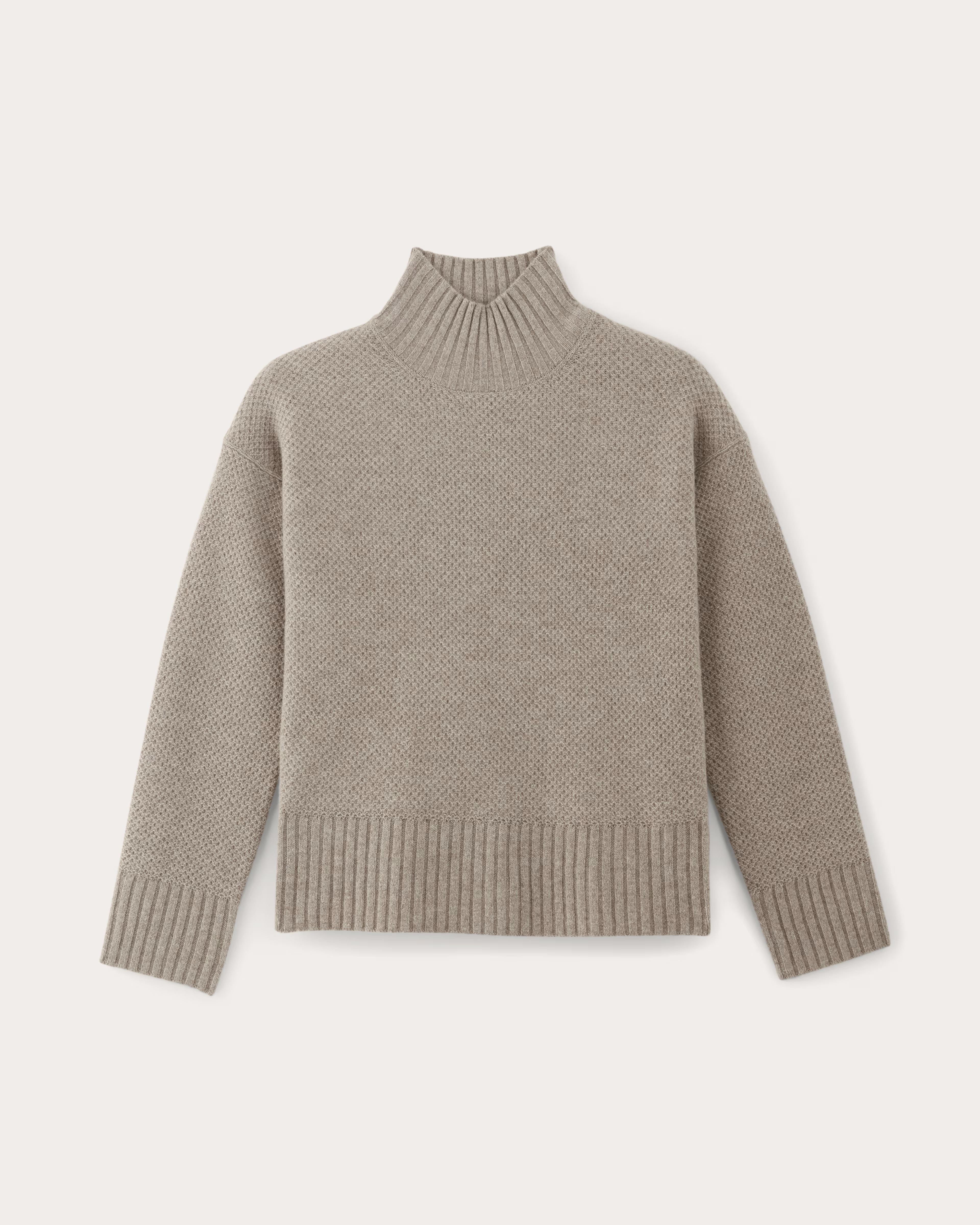 The Honeycomb Funnel Neck in Wool Cashmere | Everlane