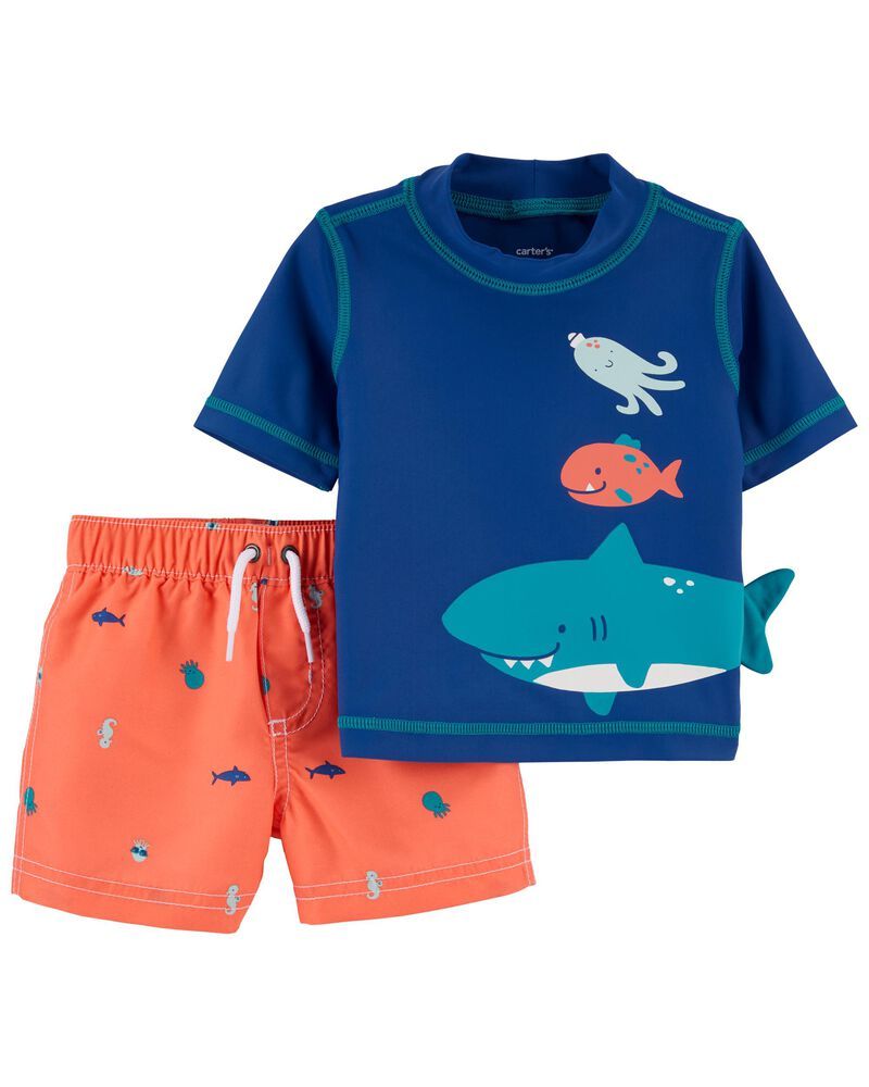 Carter's Shark Rashguard Set | Carter's