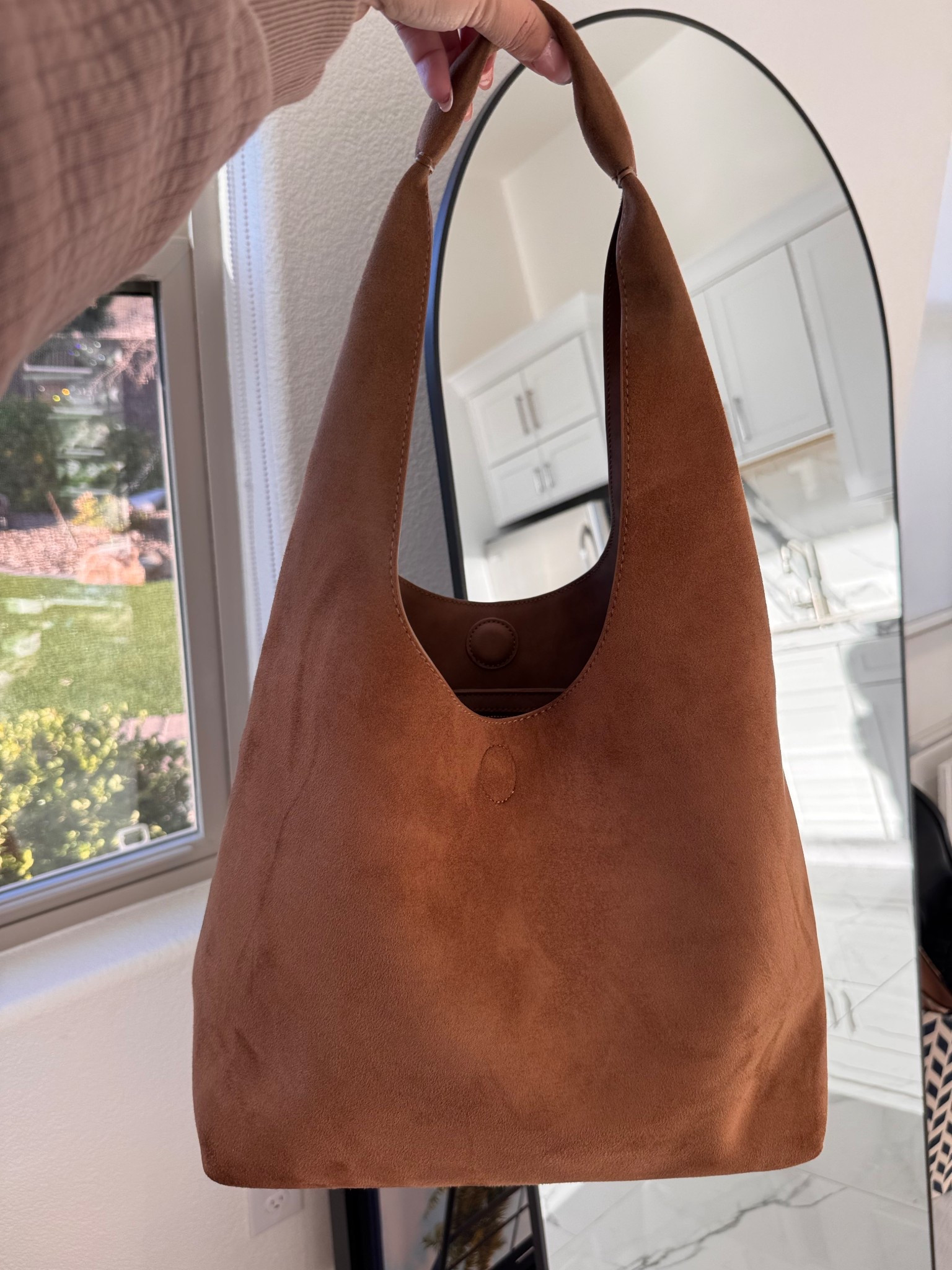 The accessory you’ll reach for all season long: the brown suede bag 🍂 Neutral, chic, and made for every fall outfit. #bag #fall #falloutfit 

#LTKSeasonal #LTKItBag #LTKStyleTip
