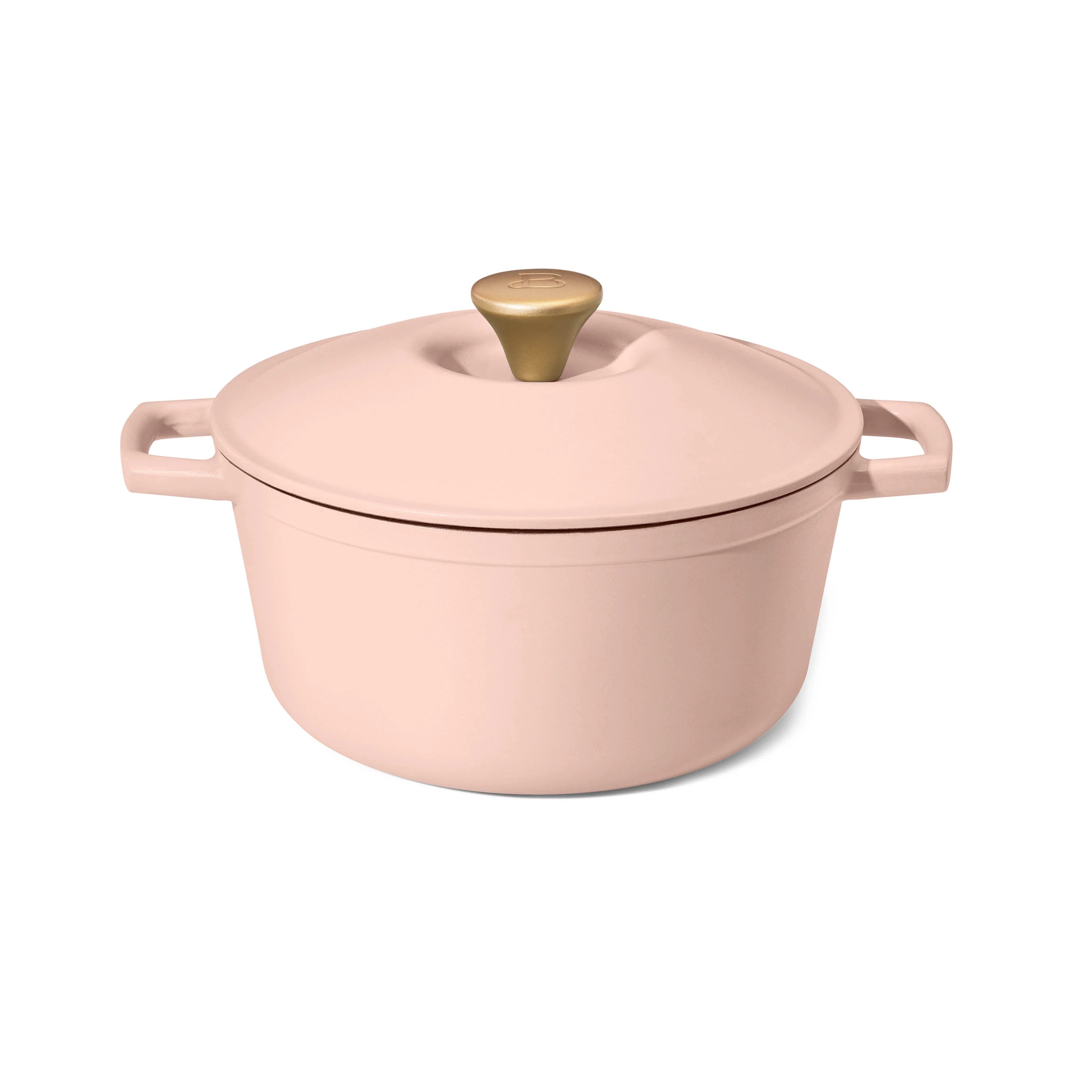 Beautiful 5 Quart Cast Iron Round Dutch Oven, Rose by Drew Barrymore | Walmart (US)