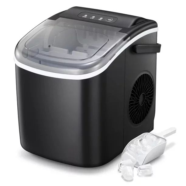 AGLUCKY Countertop Ice Maker, Makes 26 lbs of Ice in 24 Hours | Walmart (US)