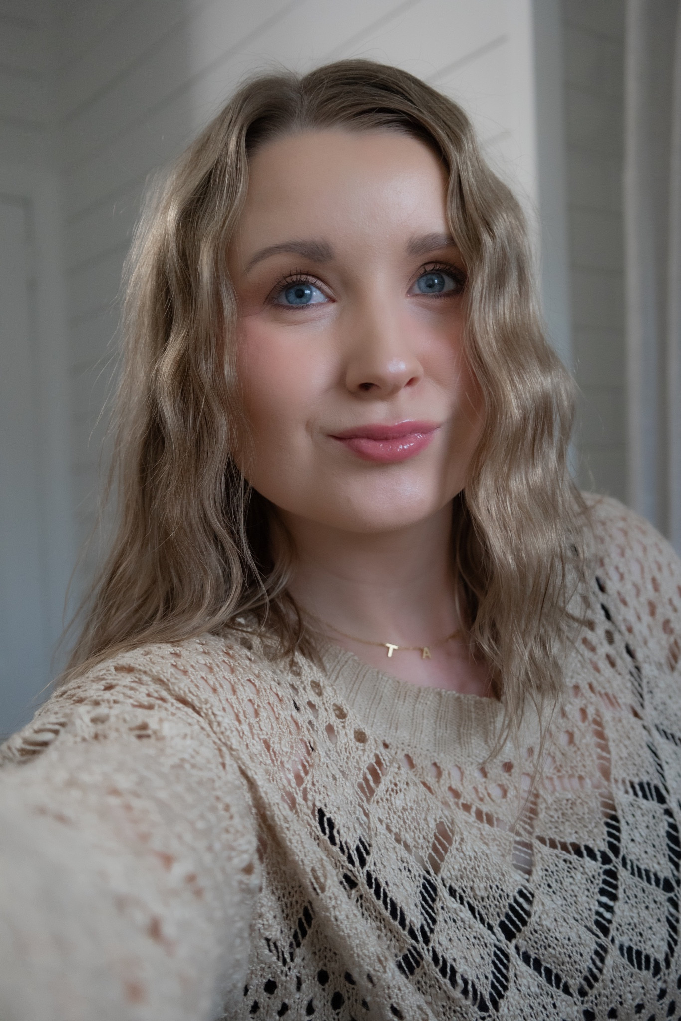 10 minute crimped hair 🤍