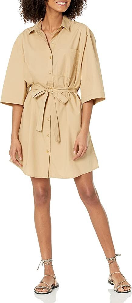 The Drop Women's Dakota Belted Mini Shirt Dress | Amazon (US)