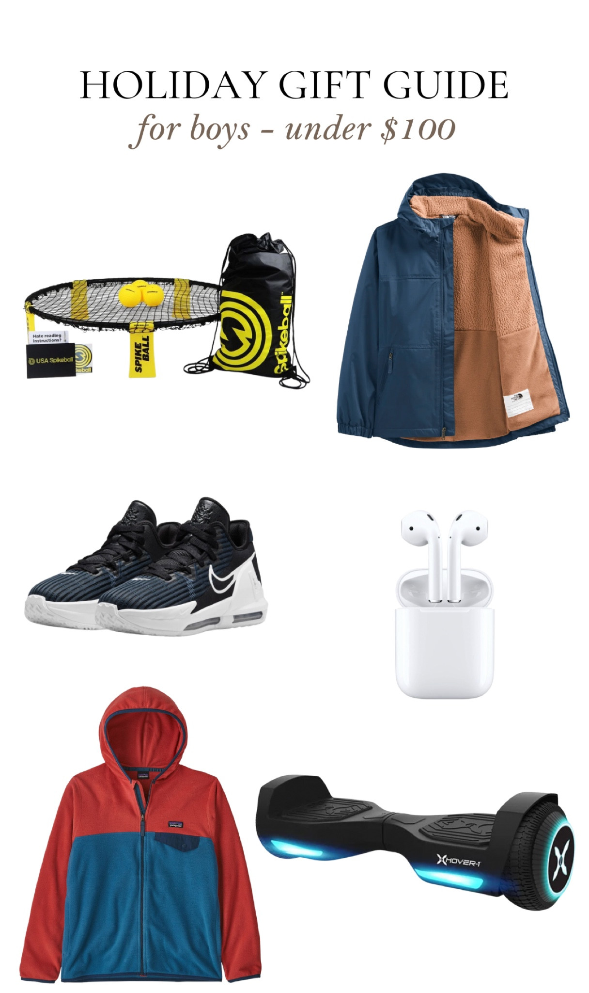Gift guide - for boys under $100