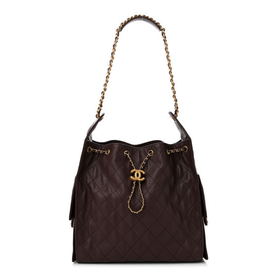 CHANEL Caviar Quilted Medium Chanel 25 Handbag Dark Brown | FASHIONPHILE | FASHIONPHILE (US)