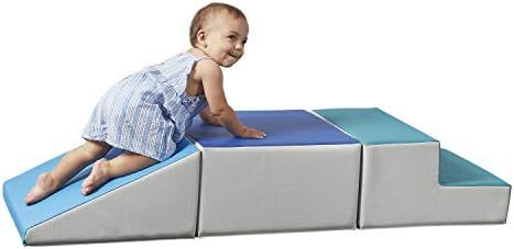 FDP SoftScape Playtime Step and Slide Climber for Infants and Toddlers, Colorful Beginner Soft Fo... | Amazon (US)