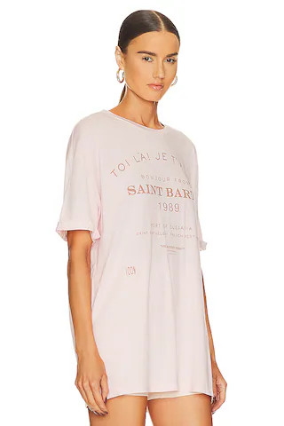 Saint Barth 89 Oversize Tee in Blush Pink | Revolve Clothing (Global)