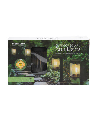 4pk Outdoor Stake Solar Lights | TJ Maxx