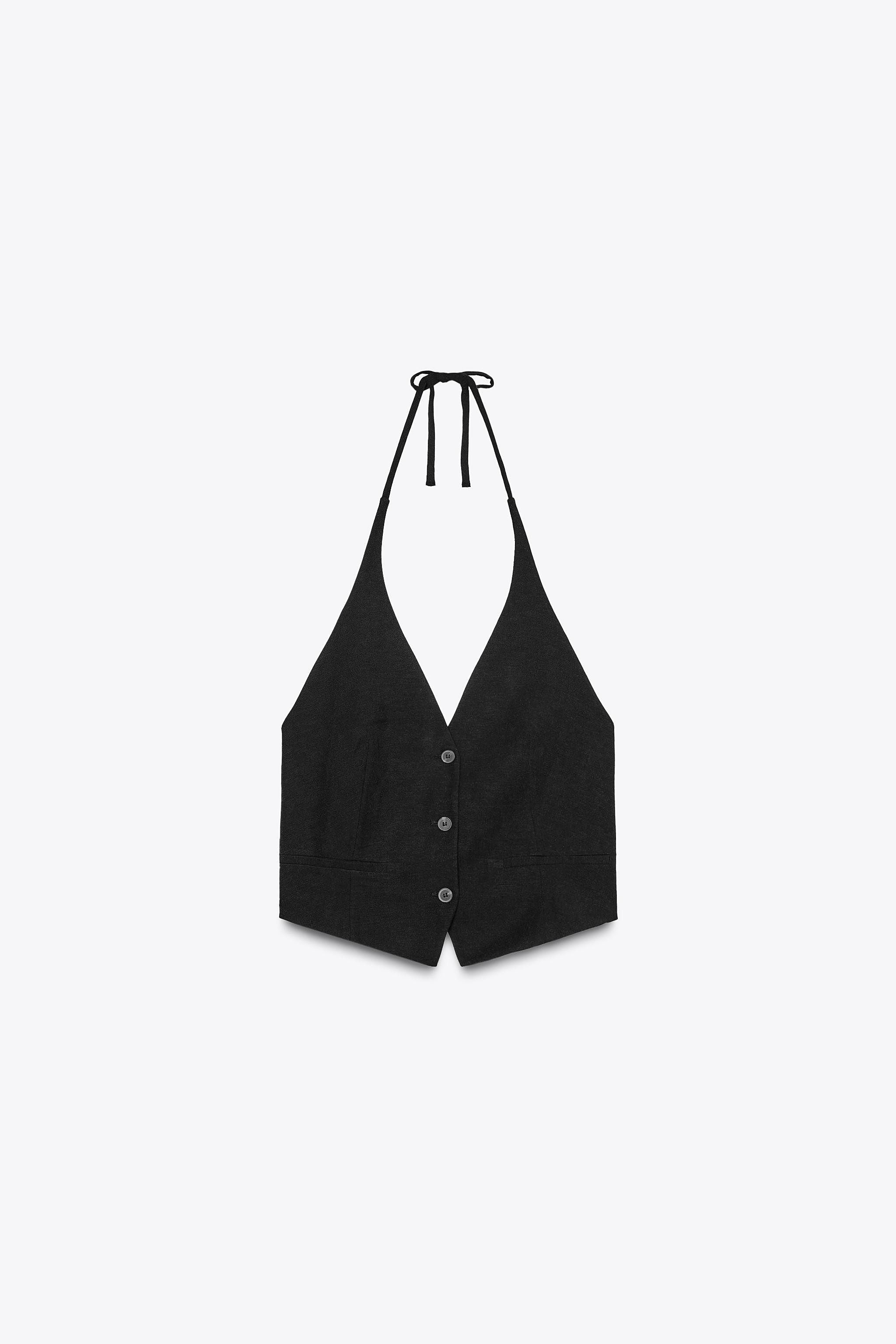 HALTER TIE VEST | Zara US