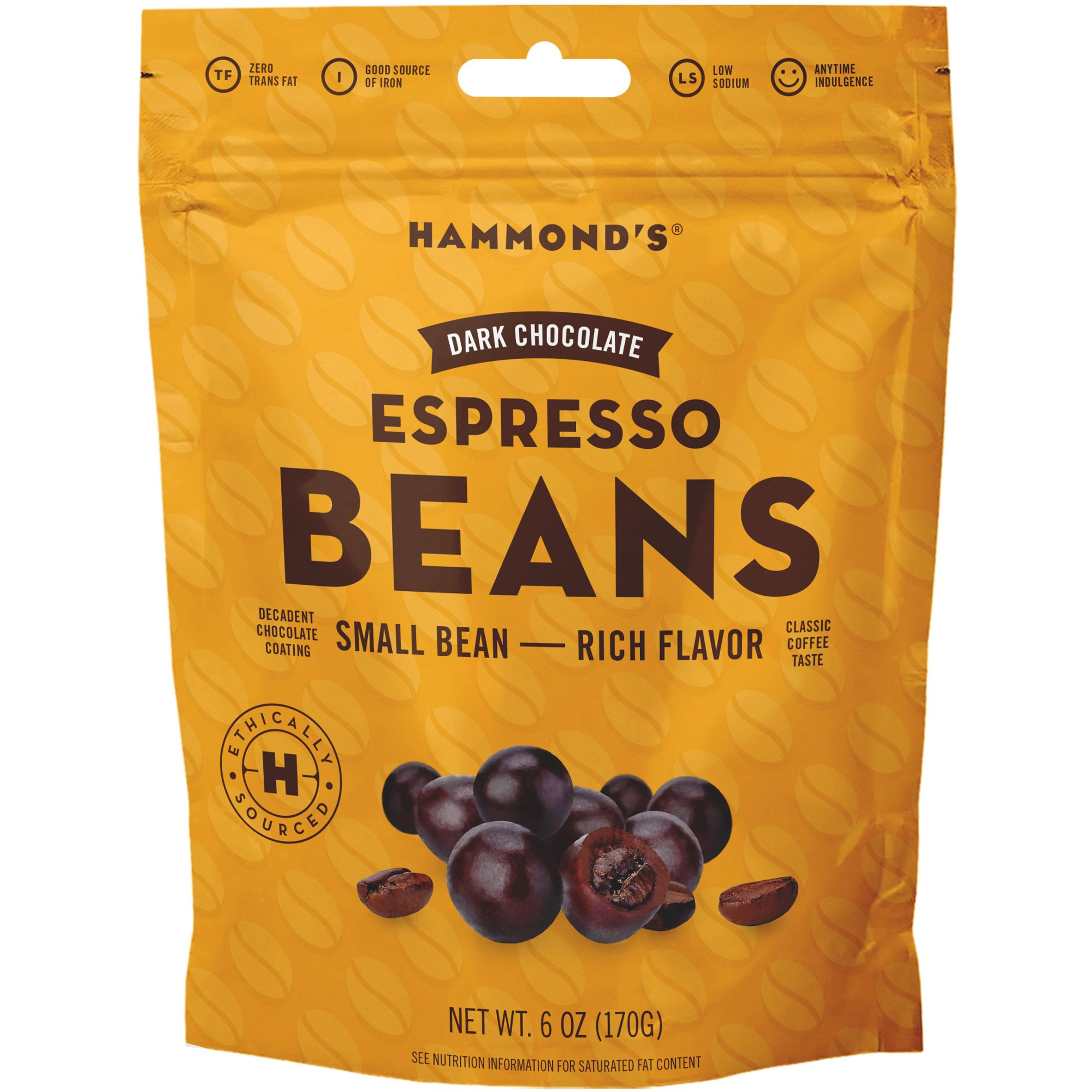 Hammond's Candies Dark Chocolate Espresso Beans - 6 Servings | REI