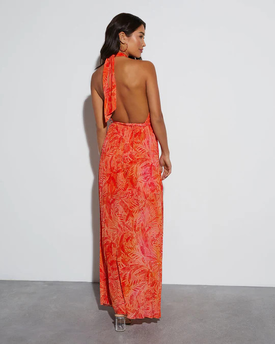 Selenia Halter Maxi Dress | VICI