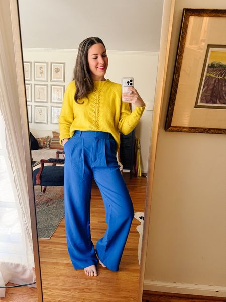 Bright and comfortable - everything here was ether thrifted or has been discontinued but I’m linking similar product from the same makers 💗

#LTKworkwear #LTKHoliday #LTKSeasonal