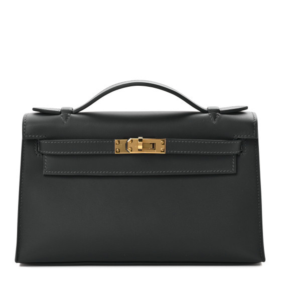 Swift Kelly Pochette Clutch Ardoise | FASHIONPHILE (US)