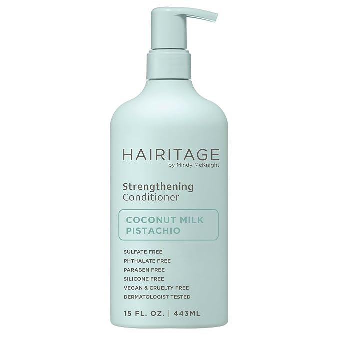 Hairitage Coconut Pistachio Strengthening Conditioner | Restoring for All Hair - Color Treated, F... | Amazon (US)