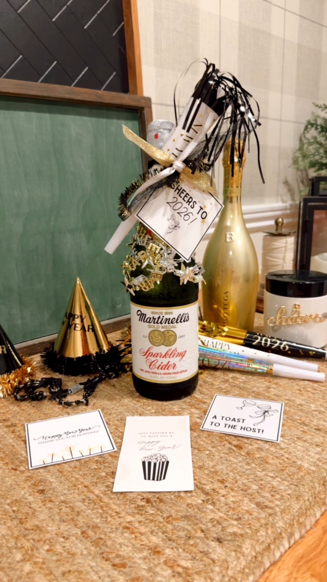 Headed to a NYE party? Our digital gift tags are the perfect addition to your host gift. So easy to dress up your wine, champagne or sparkling cider for NYE! Makes for a great host gift too! Happy Gifting & Happy New Year🎉🥂🖤⏰

#LTKSeasonal #LTKGiftGuide #LTKHoliday