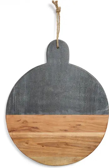 at Home Round Marble & Acacia Wood Serving Board | Nordstrom