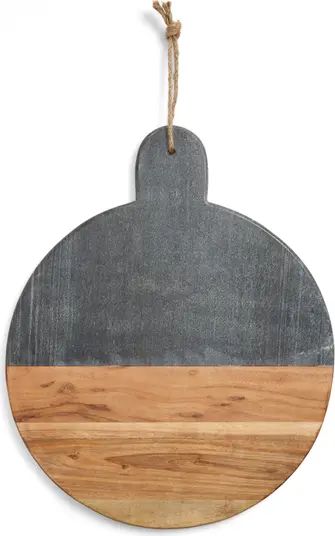 at Home Round Marble & Acacia Wood Serving Board | Nordstrom