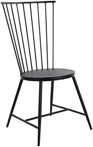 OSP Home Furnishings Bryce 26" Dining Chair, Black | Amazon (US)