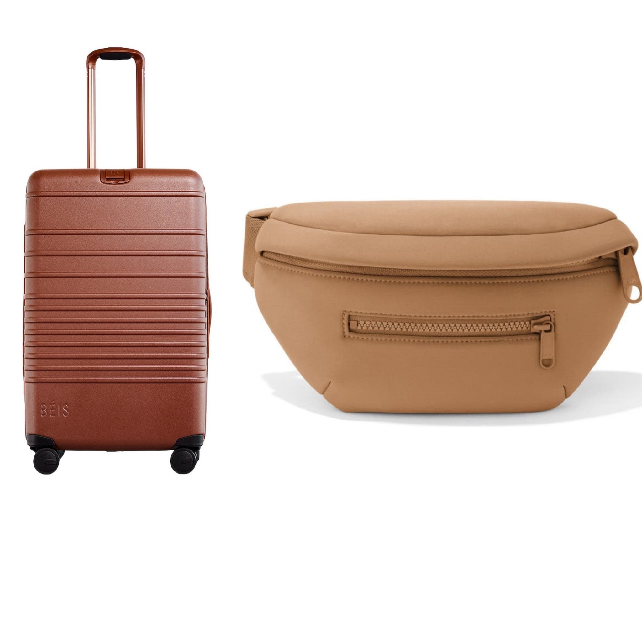 Belt bag and luggage 