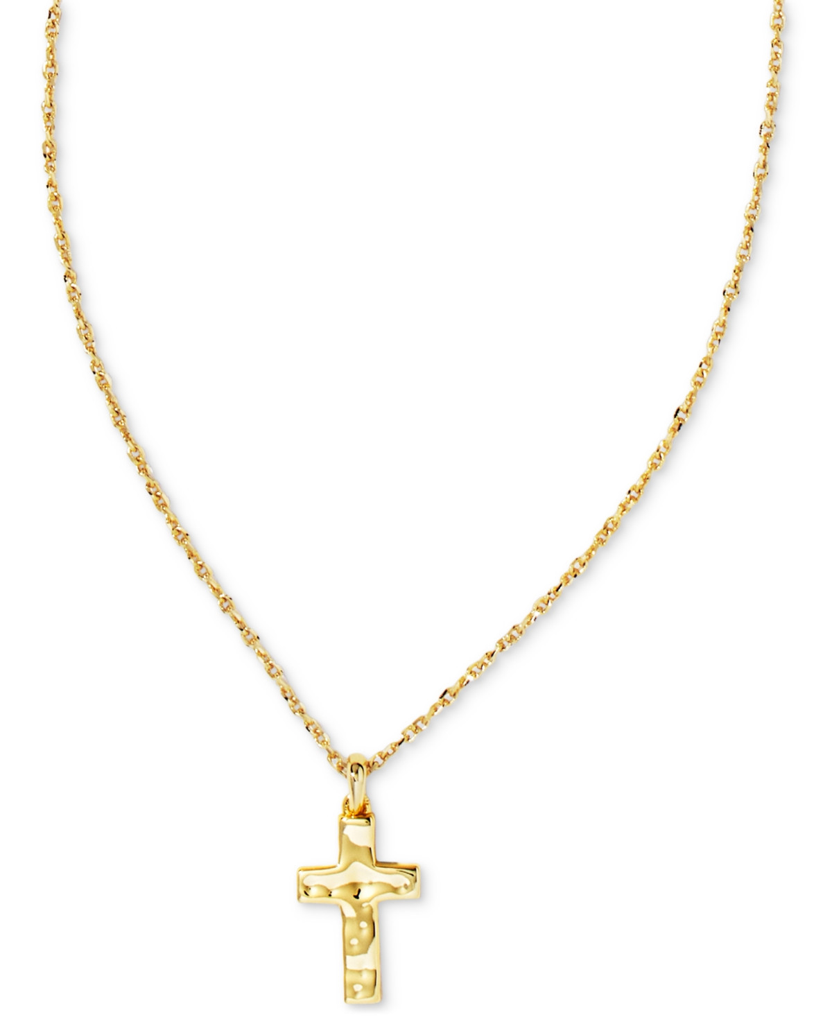 Kendra Scott Cross 19" Pendant Necklace - Gold | Macy's