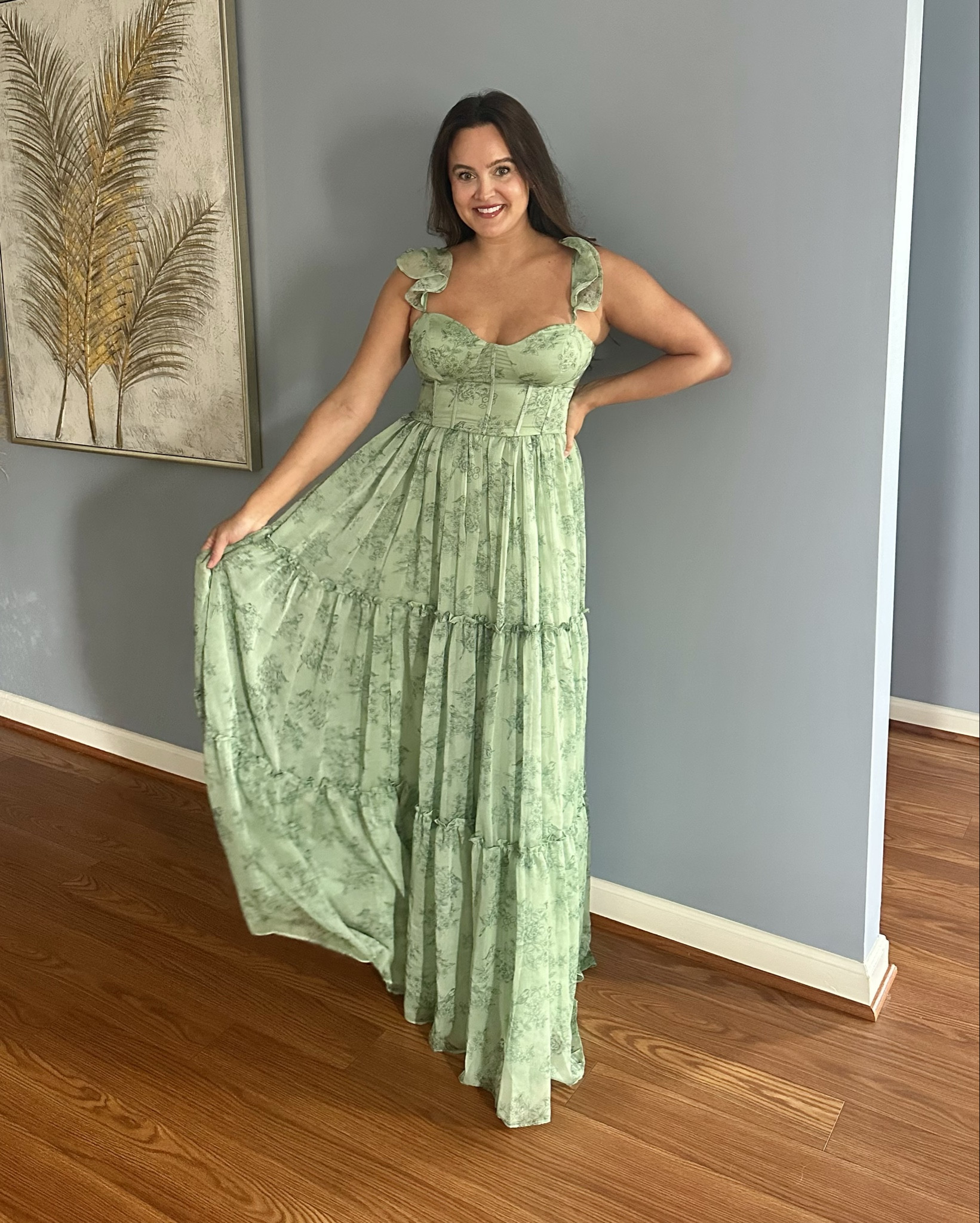 it’s giving fairy 🧚 
I took a size 6. I’m 5’6” and the length hits perfectly with a 3 inch heel 