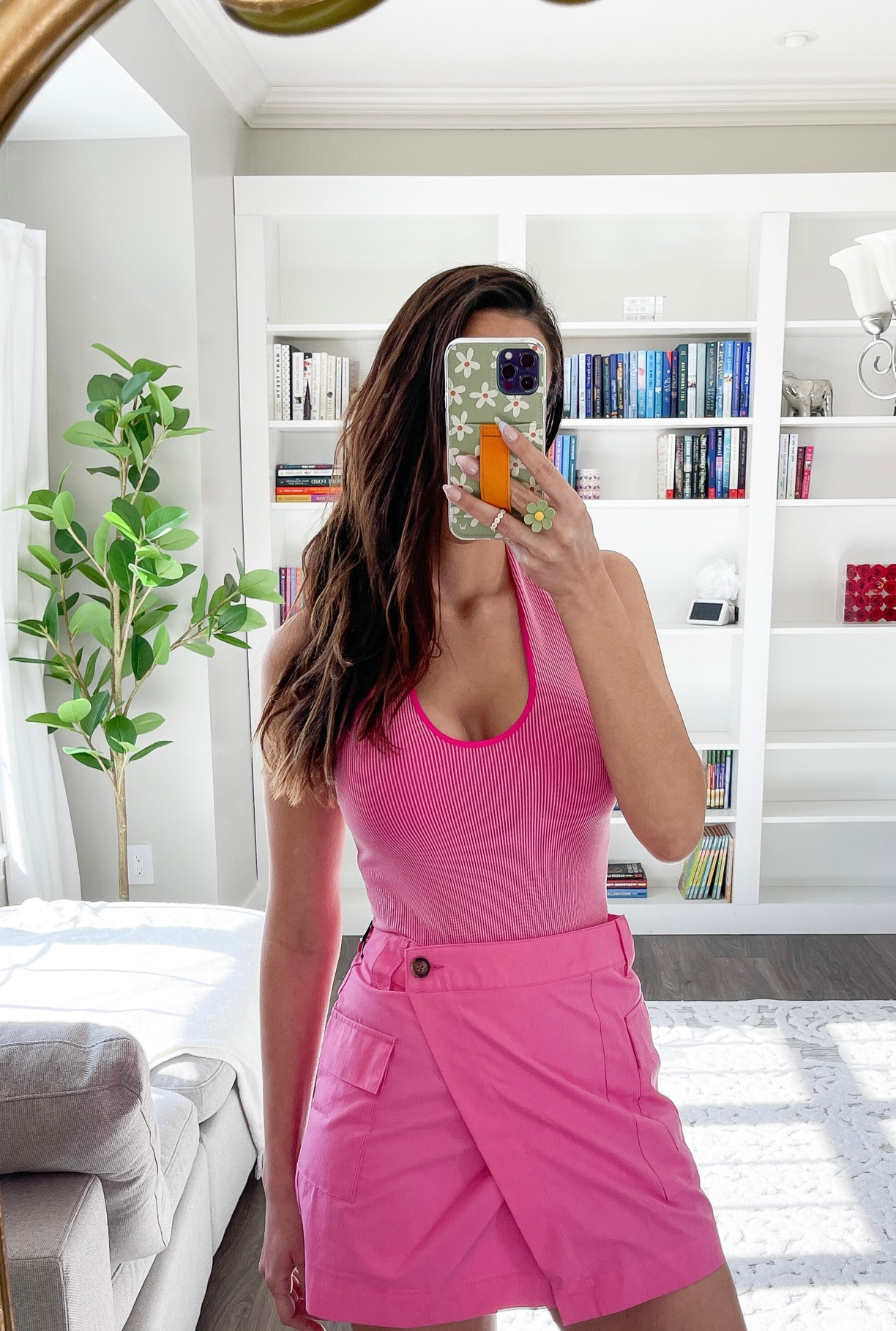 Feeling pretty in pink 💕

#ltkpink #ltkskirt #ltkhalter 

#LTKunder50 #LTKFind #LTKSeasonal