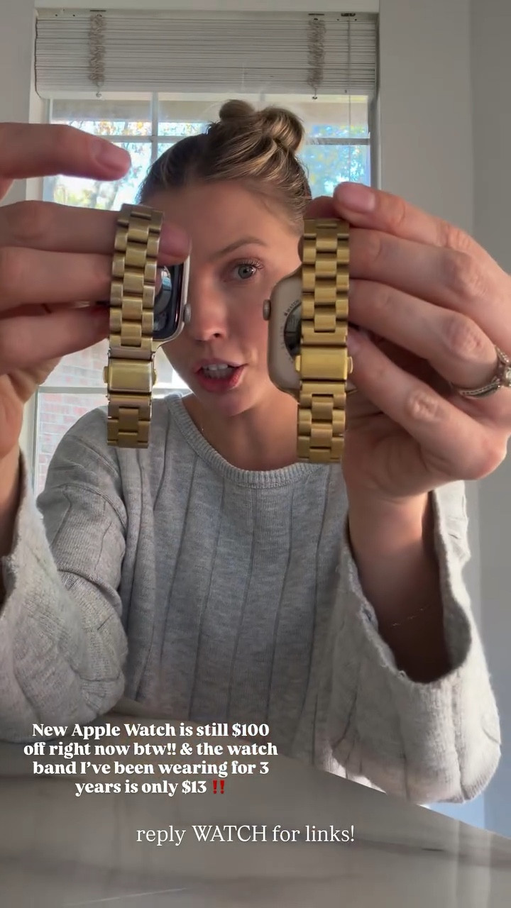 New Apple Watch is still $100 off right now btw!! & the watch band I’ve been wearing for 3 years is only $13 ‼️ 

#LTKfitnessgoals #LTKselfcare #LTKmomlife