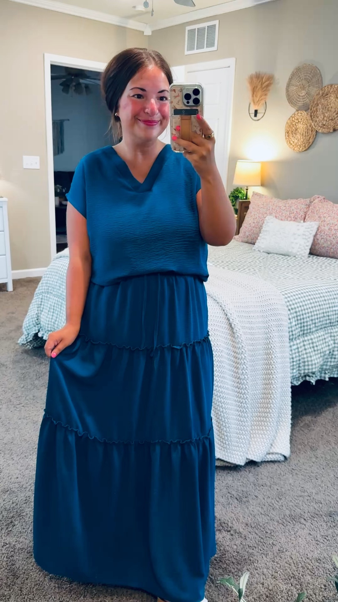 An outfit that does all the work for you!  This matching maxi skirt and top set from Amazon is comfortable, stylish, and gives that effortless boutique look without the boutique price.

sandals: fit true to size // wearing a 5
set: fits true to size // wearing a large 

 #LTKootd #LTKMidsize #LTKWorkwear