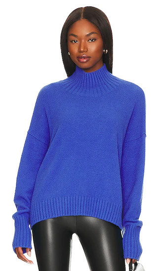 Vancouver Turtleneck Top in Mazarine | Revolve Clothing (Global)
