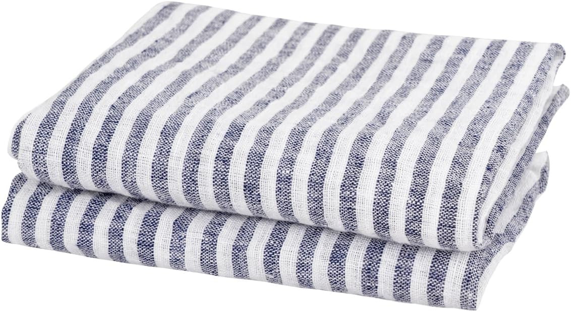 Kitchen Towels Linen - 100% Pure Linen Dishtowels, French Linen Tea Towels, Linen Bar Dish Towels... | Amazon (US)