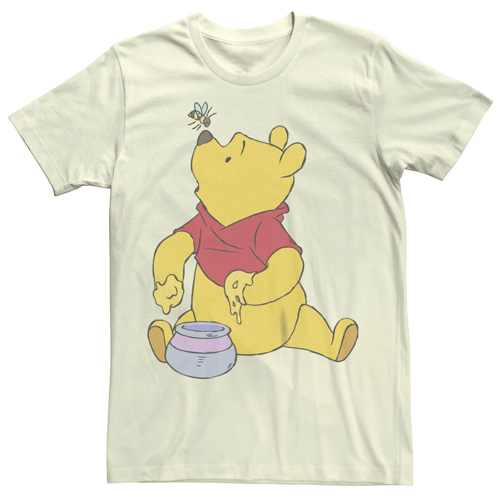 Disney's Winnie The Pooh Juniors' Love for Honey Boyfriend Graphic Tee, Girl's, Size: XXL, Natural | Kohl's