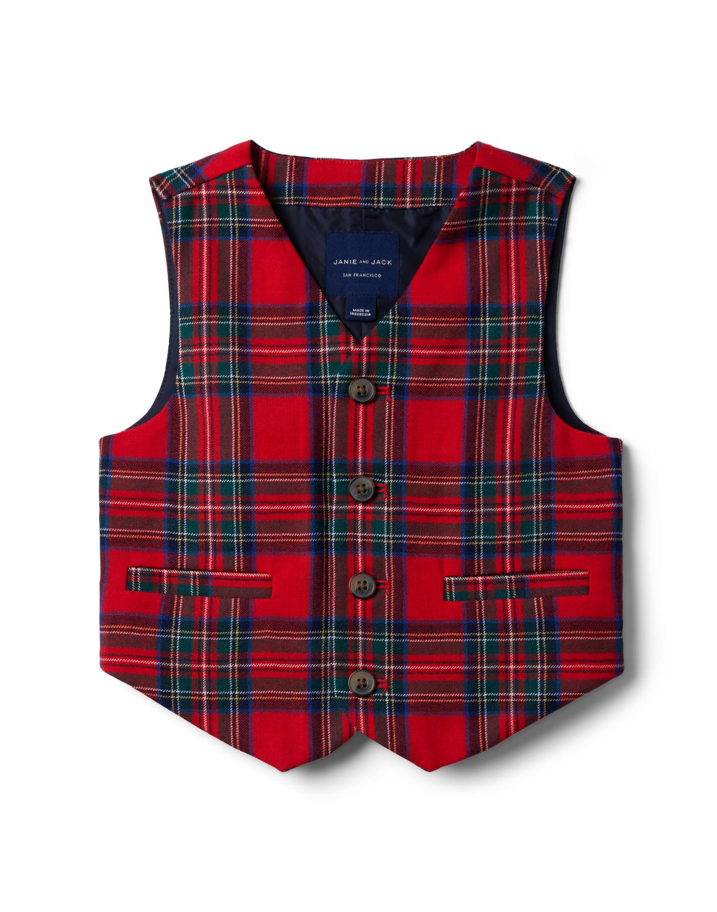 Plaid Suit Vest | Janie and Jack
