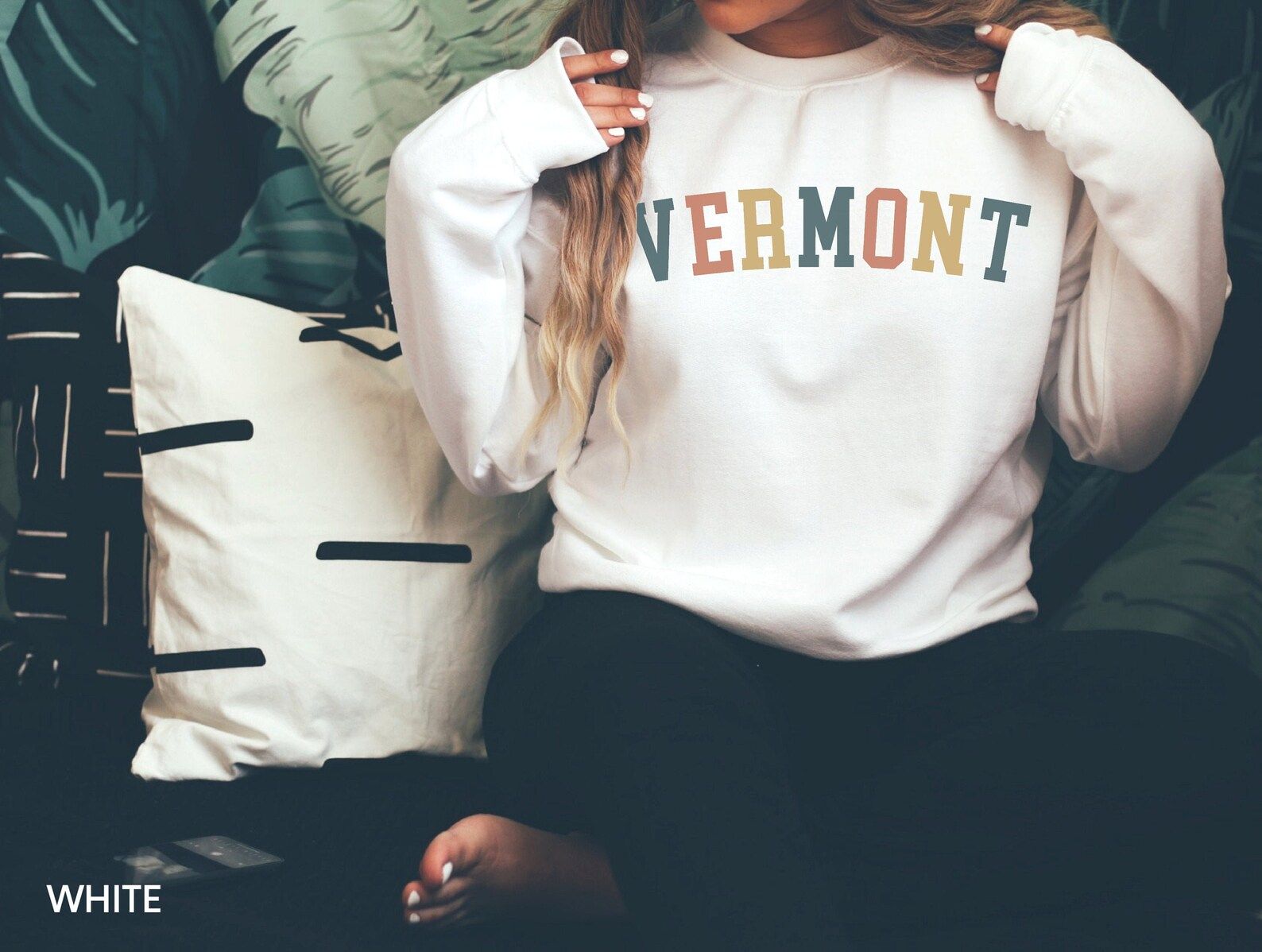 Vermont Sweatshirt Retro Sweatshirt State Sweatshirt | Etsy | Etsy (US)