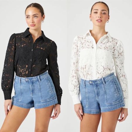 Cute lace top! On sale and would be cute with a Jean skirt or jeans too!

#LTKsalealert #LTKSeasonal #LTKSpringSale