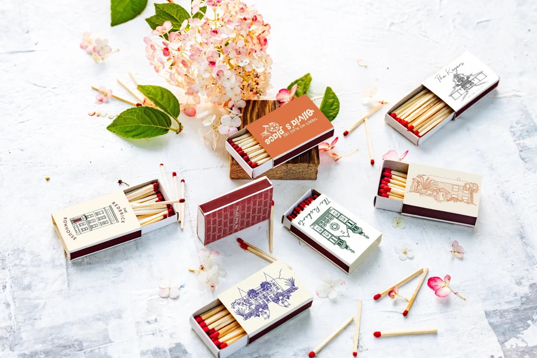 Personalized Wedding Favors / Custom Matchboxes / Venue Sketch / Personalized Gifts for Guests / ... | Etsy (US)