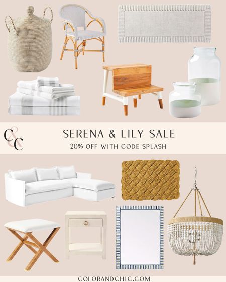 Updated Serena & Lily sale! 20% off sitewide with code SPLASH. Including my bathroom mirror, step stool, Poetto vases, and more! 

#LTKsalealert #LTKhome #LTKstyletip