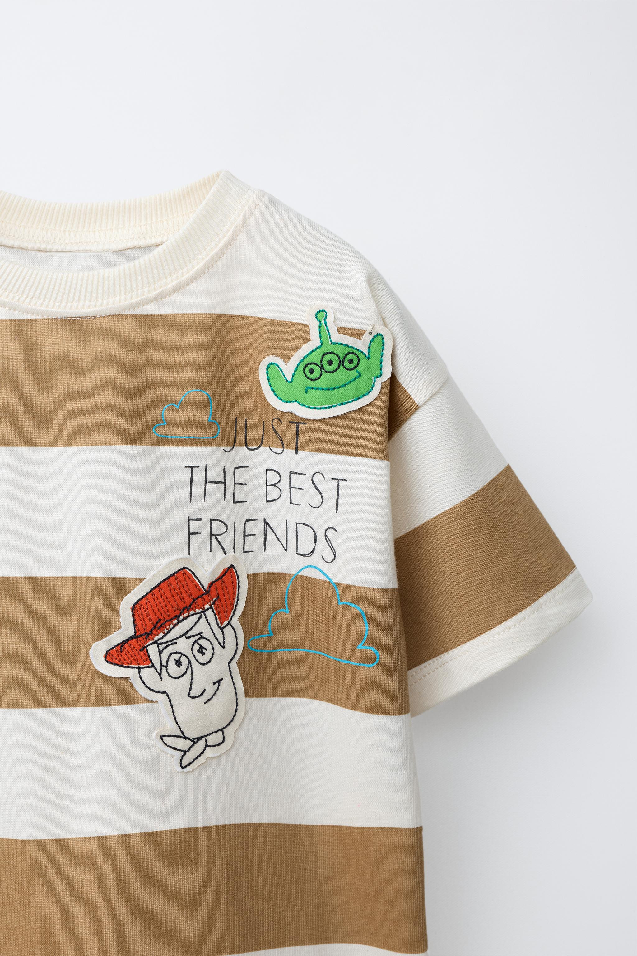 STRIPED TOY STORY © DISNEY PIXAR PATCH T-SHIRT | Zara US