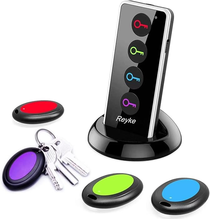 Reyke Key Finder, 80dB+ RF Item Locator Tags with 131ft. Working Range, Wireless Remote Tracker f... | Amazon (US)