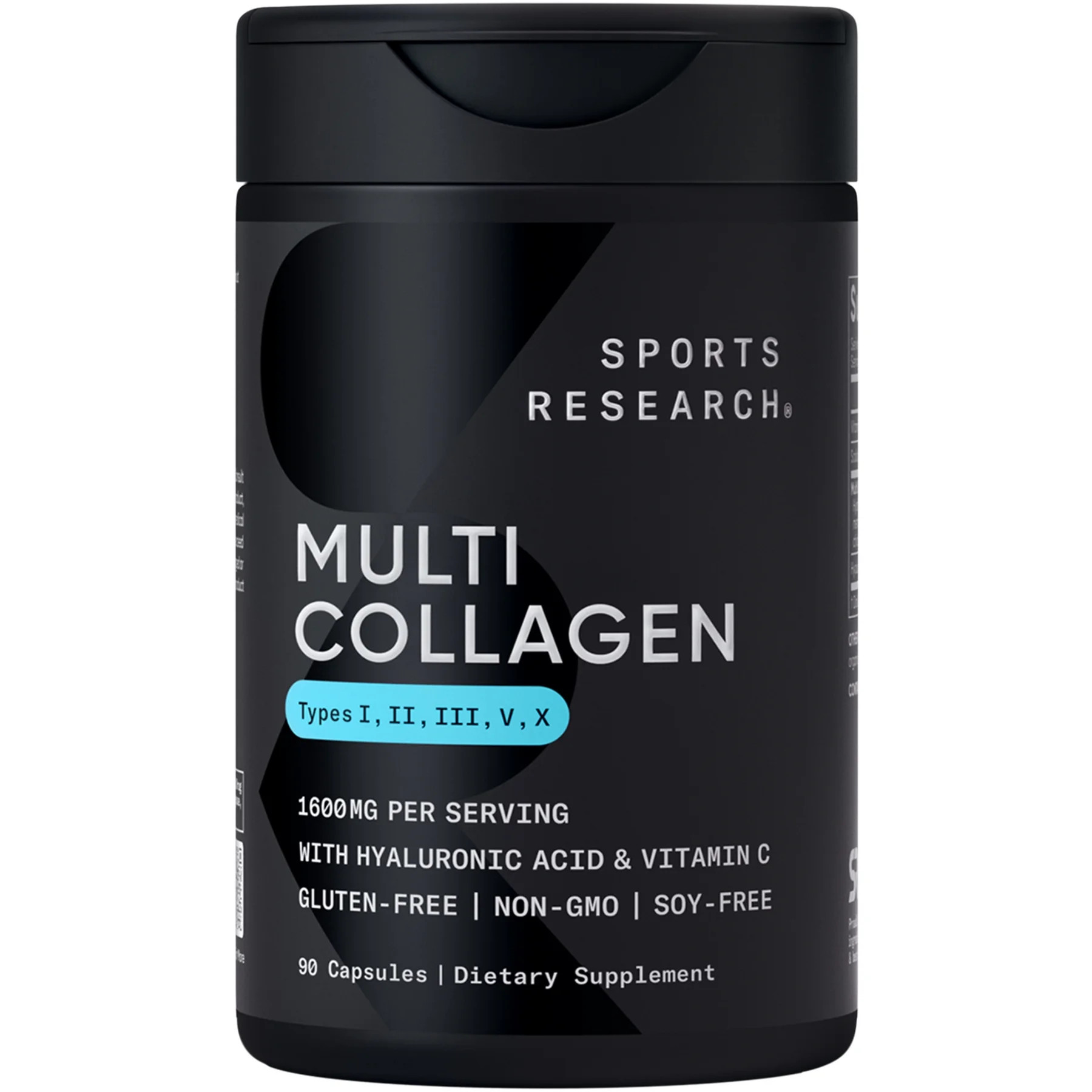 Sports Research® Multi Collagen 1600mg (Type I, II, III, V, X) Hyaluronic Acid + Vit C Anti-Agin... | Walmart (US)
