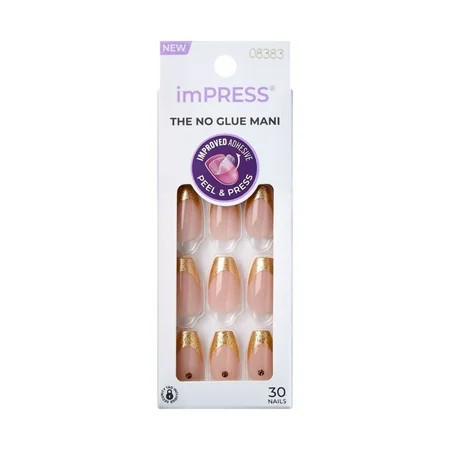 Impress The No Glue Mani Improved Adhesive Peel & Press Nails [IMM03Y0] | Walmart (US)