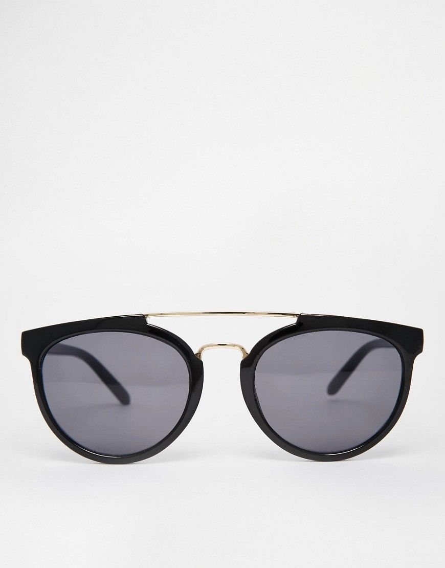 AJ Morgan Metal Bridge Round Sunglasses | ASOS UK