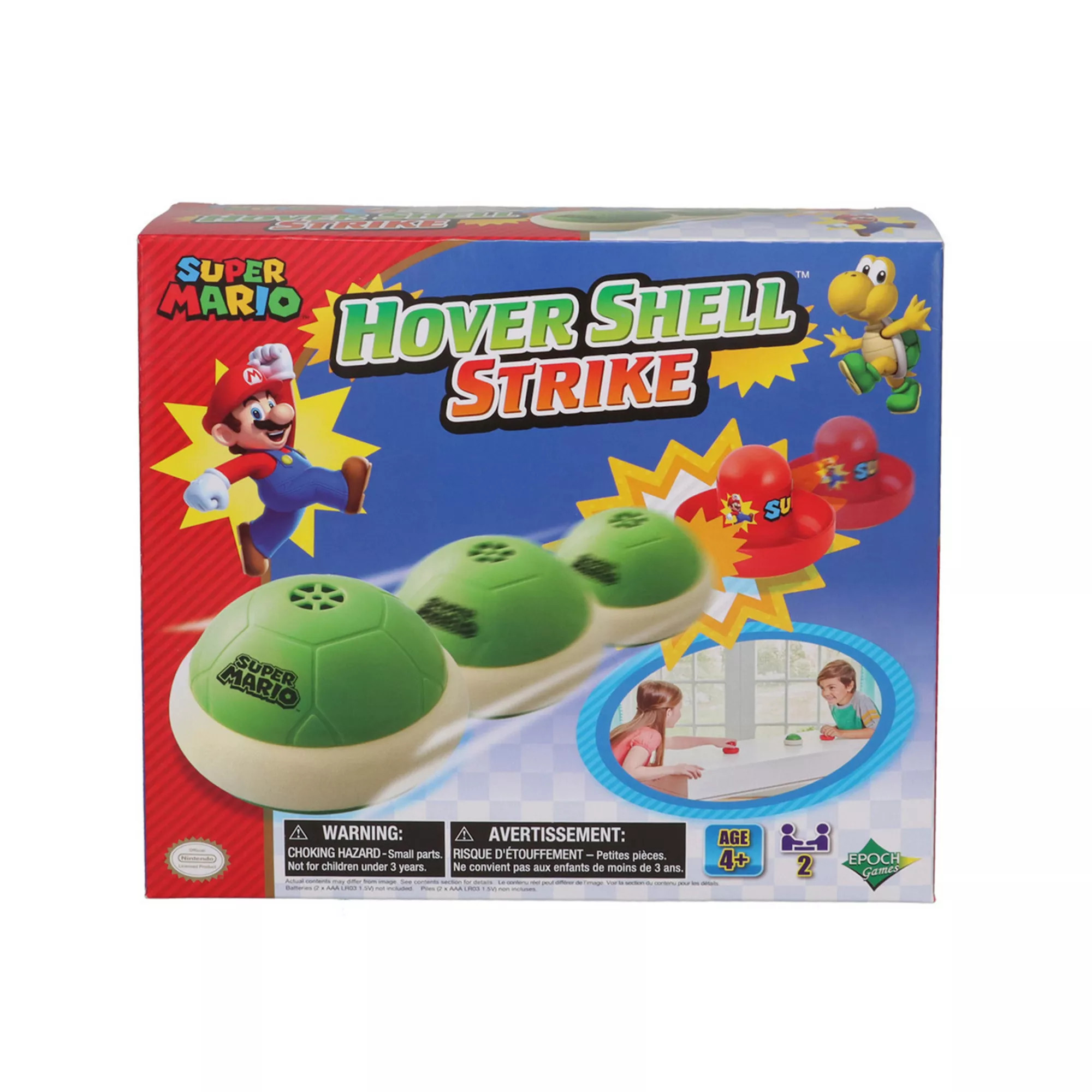 Epoch Games Super Mario Hover Shell Strike Tabletop or Floor Multiplayer Sports Game | Kohl's
