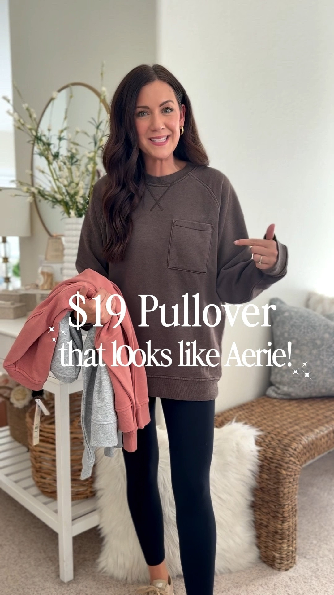 $19 pullover that looks like aerie👀🙌🏼 comment DETAILS to shop this must have for fall + winter!!! 
.
.
Perfectly cozy + made for layering! I also love that you compare with leggings and tuck it into your favorite jeans because it doesn’t add too much bulk🤌🏼
.
.
SIZING-
Wearing a medium in all 3! 
.
.
Side note-this Old Navy leopard vest is currently on sale and such nice quality! I’m wearing an extra small
.
.
#walmartfashion #oldnavystyle #walmartfinds 

#LTKFindsUnder50 #LTKSeasonal #LTKStyleTip