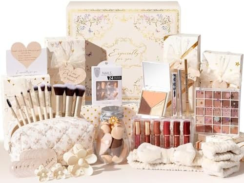 Teen Girl Gifts Trendy Stuff Set - 10 Pcs Wrapped Graduation Gift Basket for Teenage Girls, Makeu... | Amazon (US)